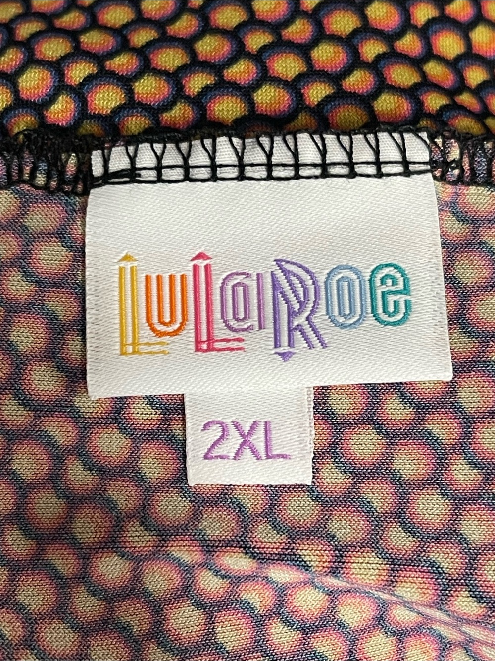 LuLaRoe New Geometric Maxi Skirt NWT 2XL - Picture 3 of 7